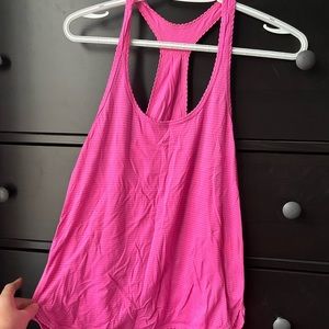 Lululemon pink workout top